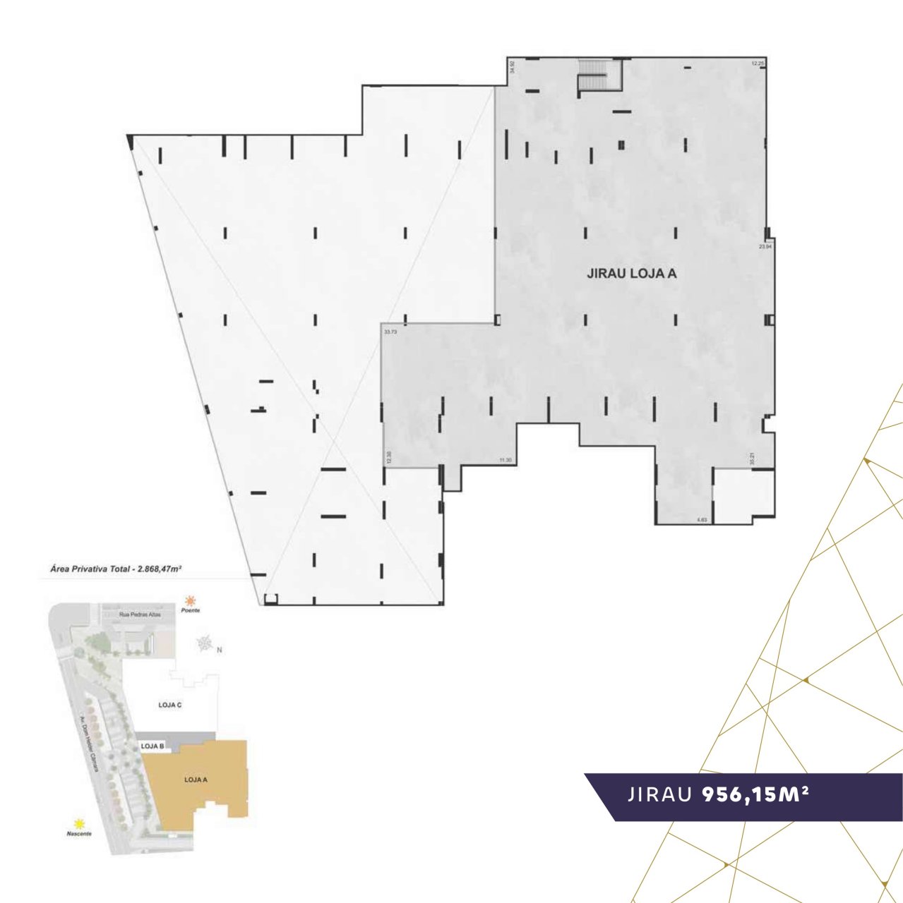 Loja A · jirau · 956,15 m²