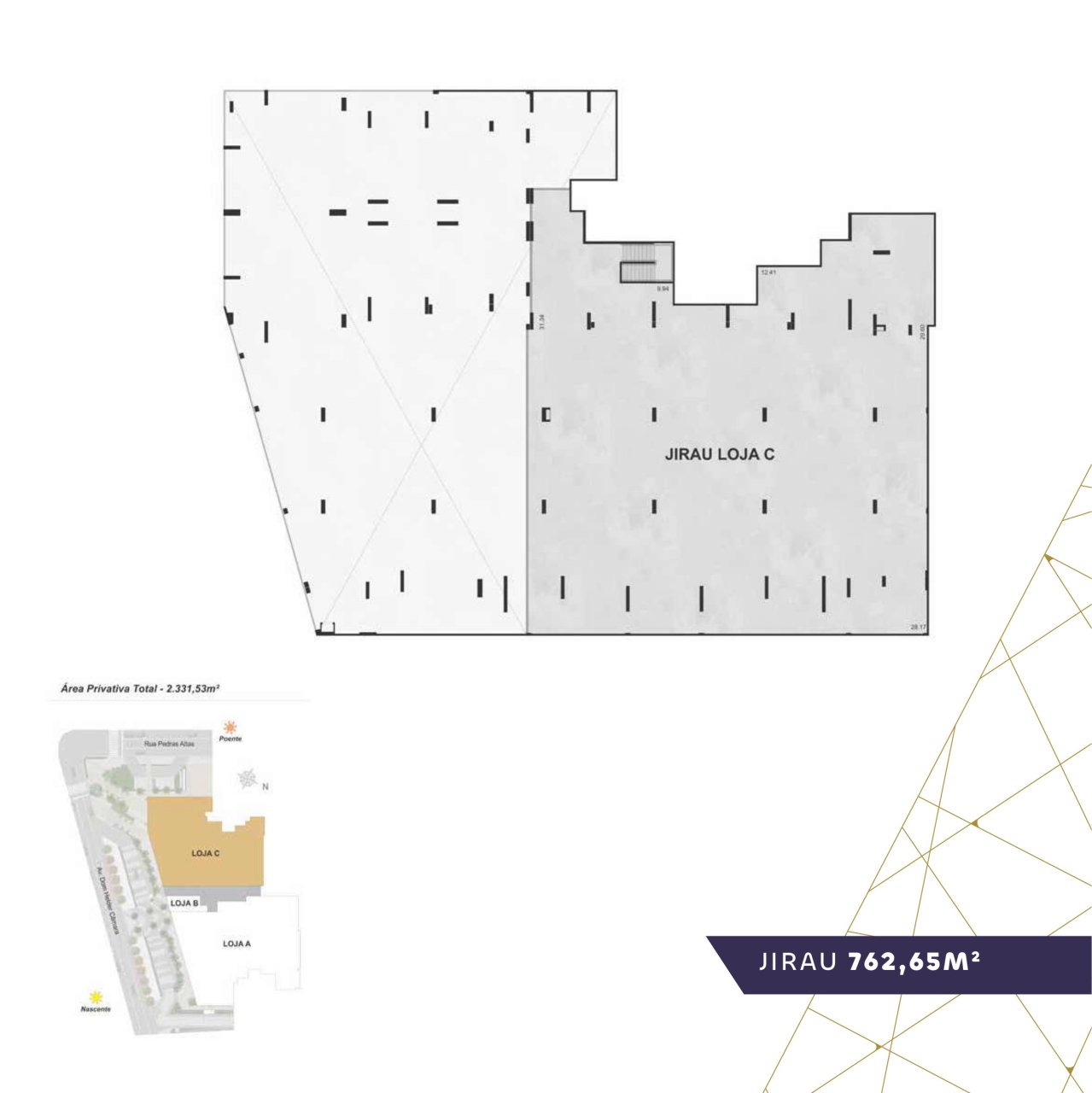 Loja C · jirau · 762,65 m²